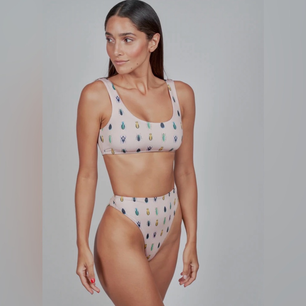 La Gotta Beetle Print Bikini Set NwTs sz S